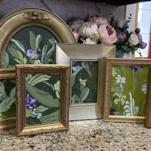 Dark Spring Florals - Framed